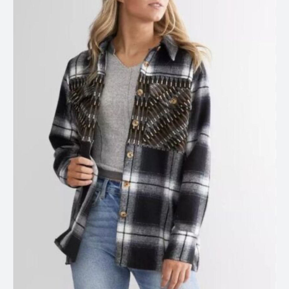 BKE FLANNEL POCKETED SHIRT (a131)